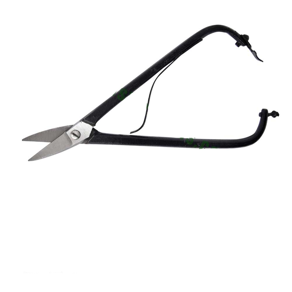 Tijera metal negra curva GS1249 
