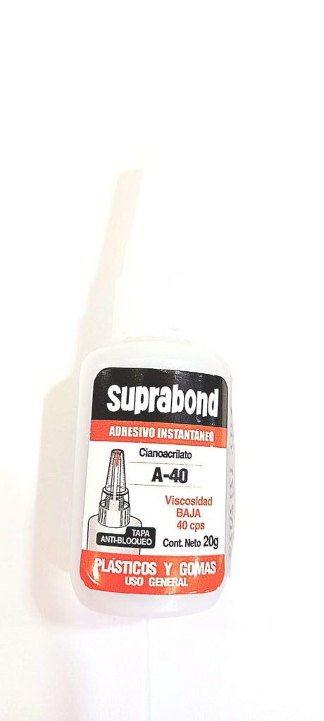cianoacrilato Suprabond  x 20 grs 40cps