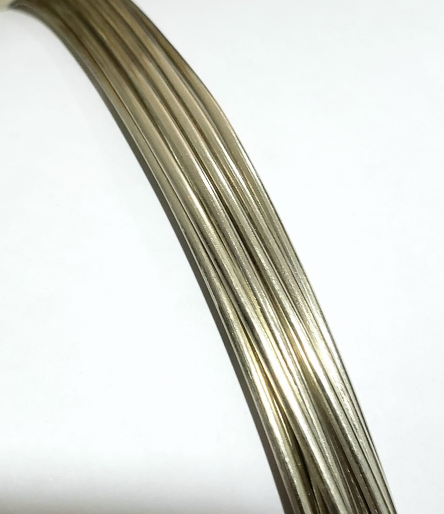 Alambre 1/2 caña Alpaca 2 X 1  100gr.
