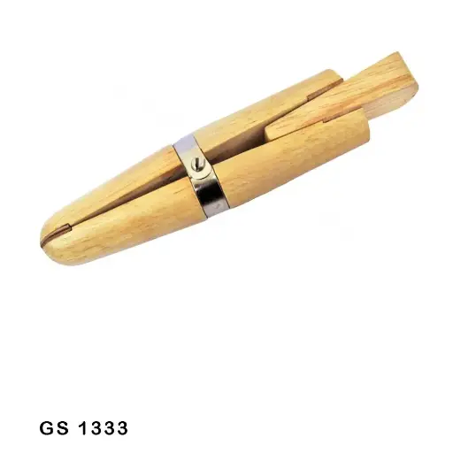 [mor6] Morseta de madera con cuña GS1333